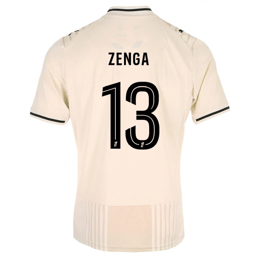 DanxenメンズPreston Zenga#13オールドレース ブラック アンティークホワイトアウェイシャツ2026/27ジャージーユニフォーム