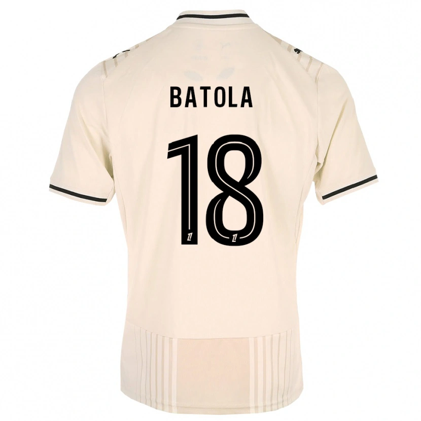 DanxenメンズChrist Batola#18オールドレース ブラック アンティークホワイトアウェイシャツ2026/27ジャージーユニフォーム