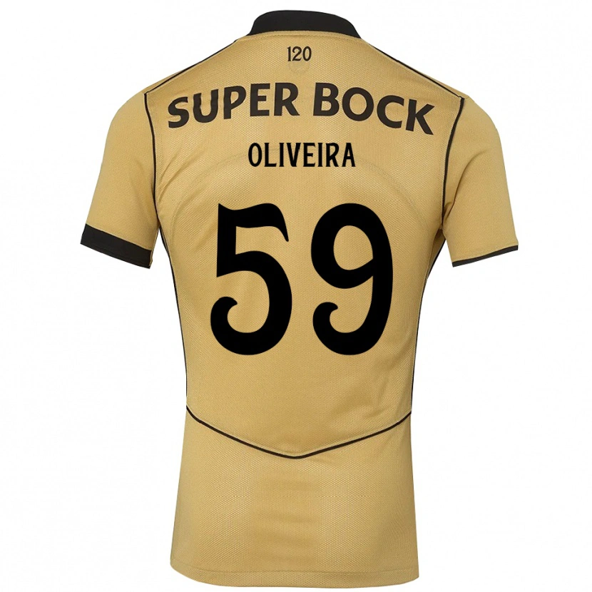 Danxenメンズカウアイ・オリヴェリア#59ゴールデンロッド ブラックアウェイシャツ2026/27ジャージーユニフォーム