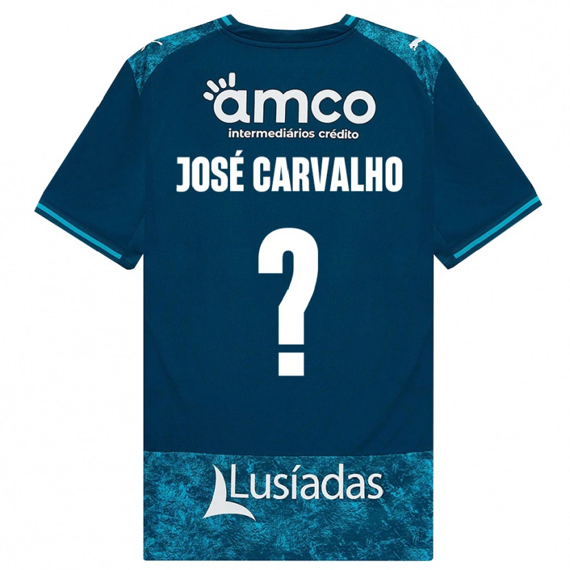DanxenメンズJosé Carvalho#0ダークスレートグレー ミディアムターコイズアウェイシャツ2026/27ジャージーユニフォーム