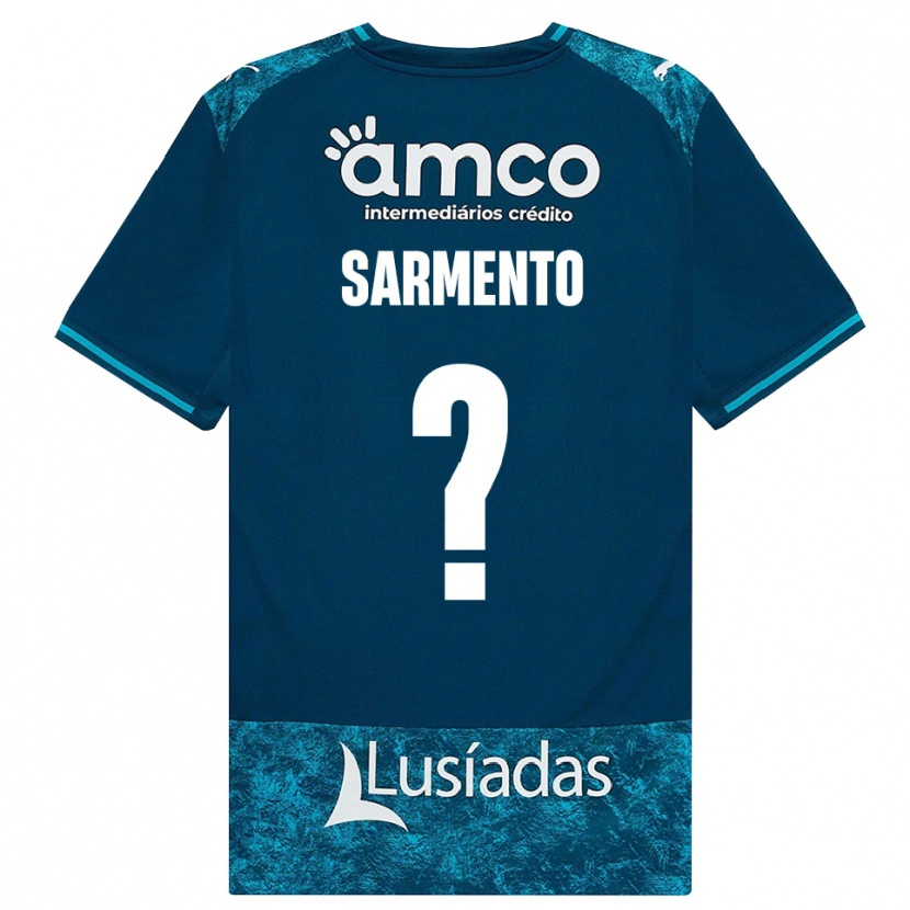 DanxenメンズBernardo Sarmento#0ダークスレートグレー ミディアムターコイズアウェイシャツ2026/27ジャージーユニフォーム