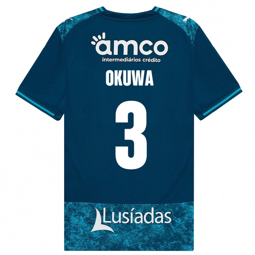 DanxenメンズTemi Okuwa#3ダークスレートグレー ミディアムターコイズアウェイシャツ2026/27ジャージーユニフォーム
