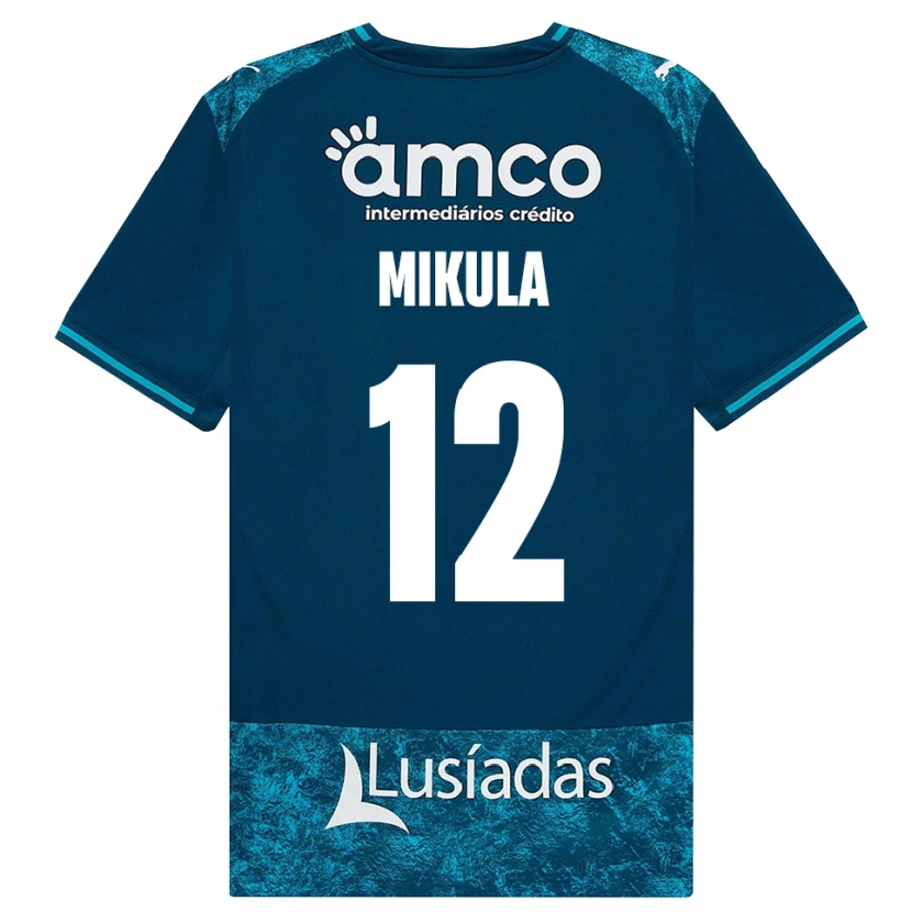 DanxenメンズMatviy Mikula#12ダークスレートグレー ミディアムターコイズアウェイシャツ2026/27ジャージーユニフォーム