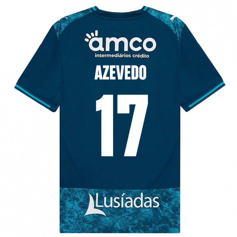 DanxenメンズMariana Azevedo#17ダークスレートグレー ミディアムターコイズアウェイシャツ2026/27ジャージーユニフォーム