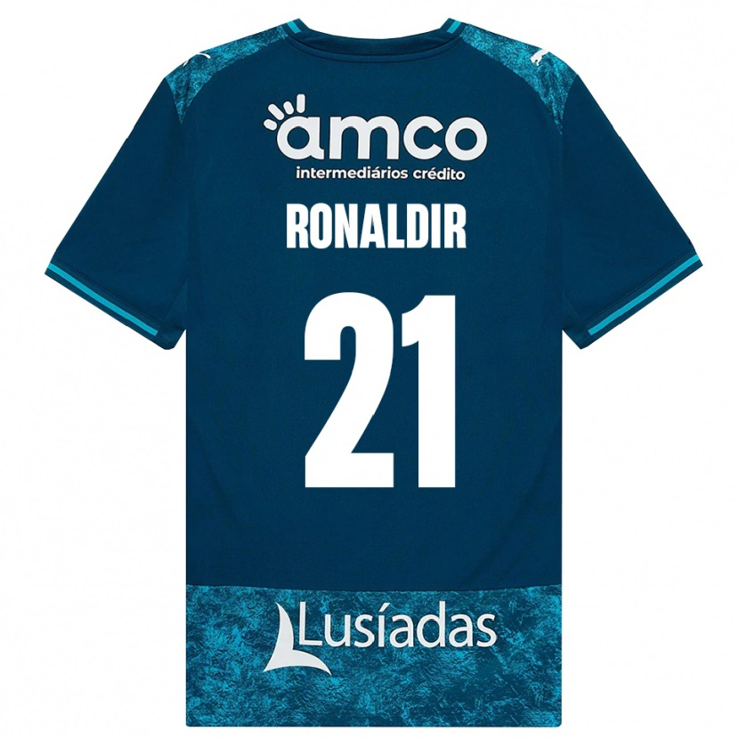 DanxenメンズRonaldir#21ダークスレートグレー ミディアムターコイズアウェイシャツ2026/27ジャージーユニフォーム