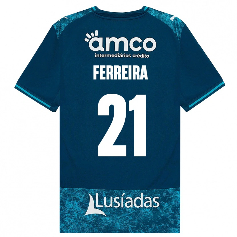 DanxenメンズAna Carolina Ferreira#21ダークスレートグレー ミディアムターコイズアウェイシャツ2026/27ジャージーユニフォーム