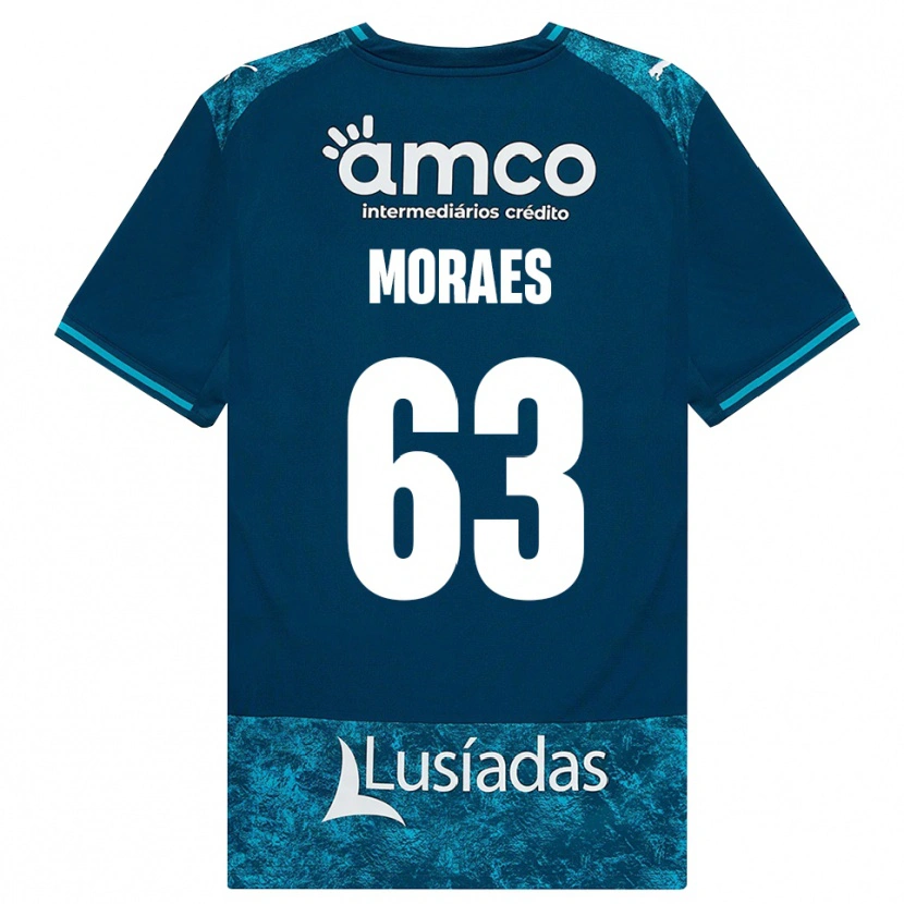 DanxenメンズGuilherme Moraes#63ダークスレートグレー ミディアムターコイズアウェイシャツ2026/27ジャージーユニフォーム