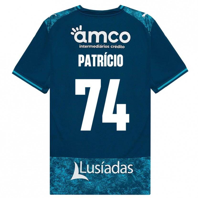 DanxenメンズNuno Patrício#74ダークスレートグレー ミディアムターコイズアウェイシャツ2026/27ジャージーユニフォーム