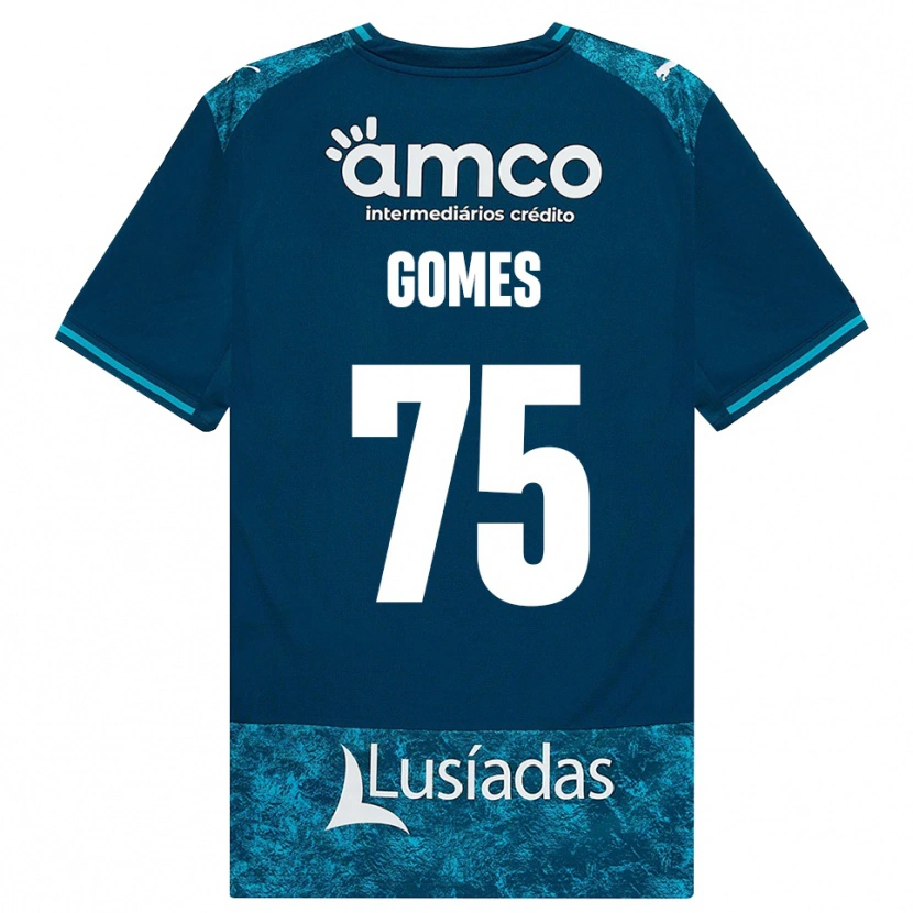DanxenメンズTomás Müller#75ダークスレートグレー ミディアムターコイズアウェイシャツ2026/27ジャージーユニフォーム