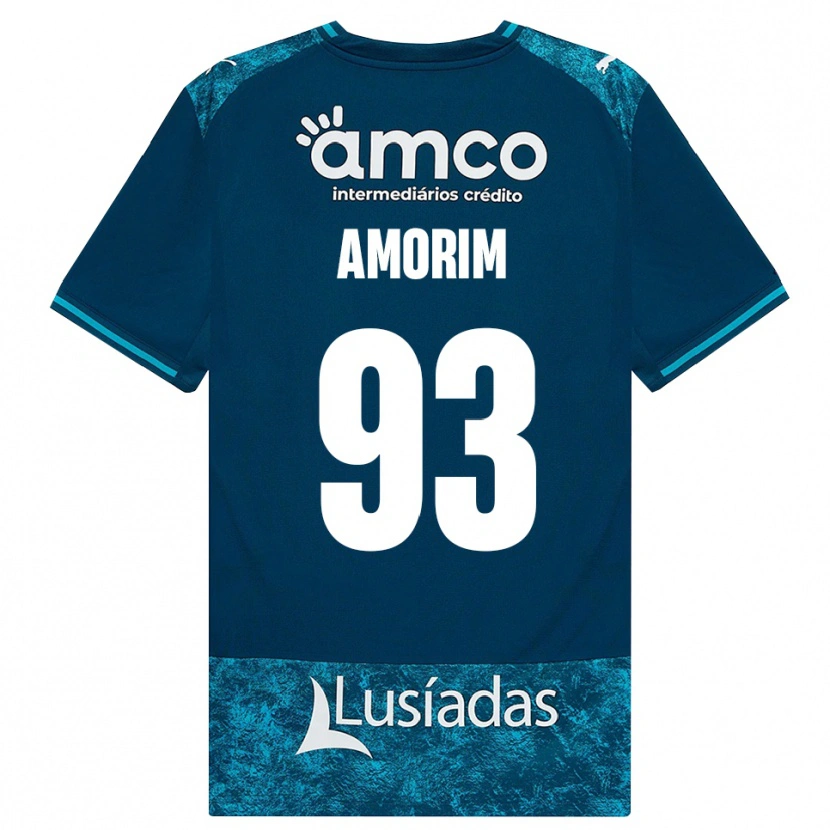 DanxenメンズRenato Amorim#93ダークスレートグレー ミディアムターコイズアウェイシャツ2026/27ジャージーユニフォーム