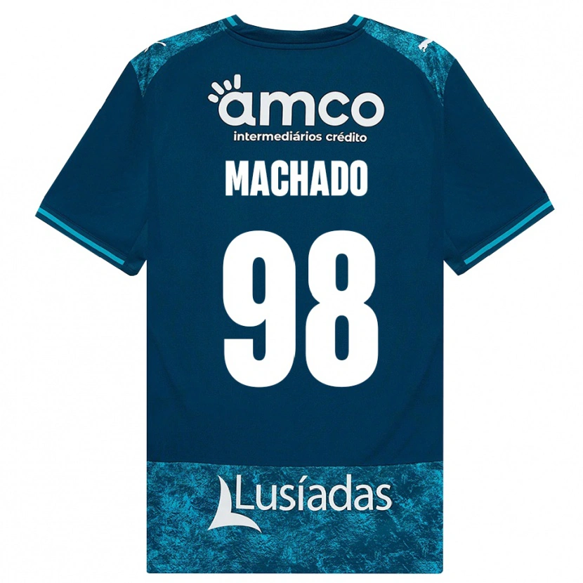 DanxenメンズGonçalo Machado#98ダークスレートグレー ミディアムターコイズアウェイシャツ2026/27ジャージーユニフォーム