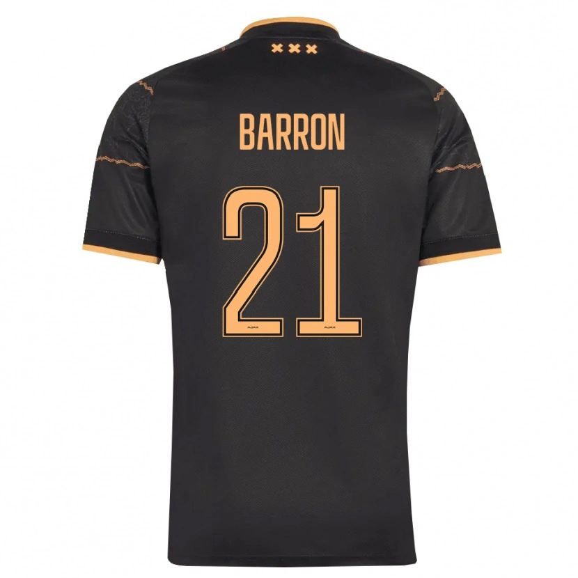 DanxenメンズEternal Barron#21ブラック オレンジアウェイシャツ2026/27ジャージーユニフォーム