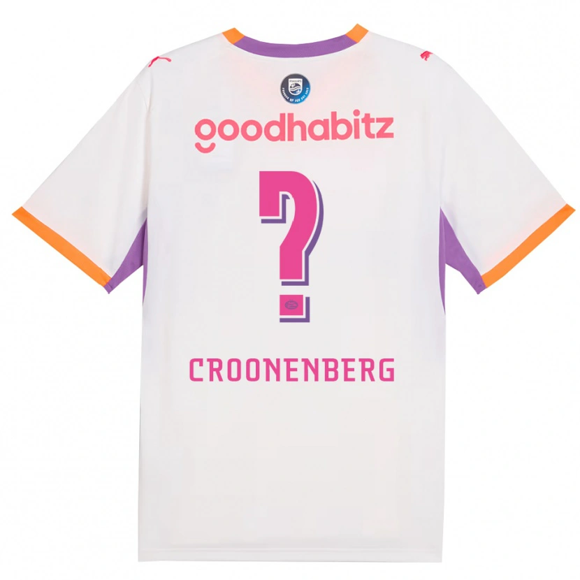 DanxenメンズLuca Croonenberg#0ホワイト パープル オレンジアウェイシャツ2026/27ジャージーユニフォーム