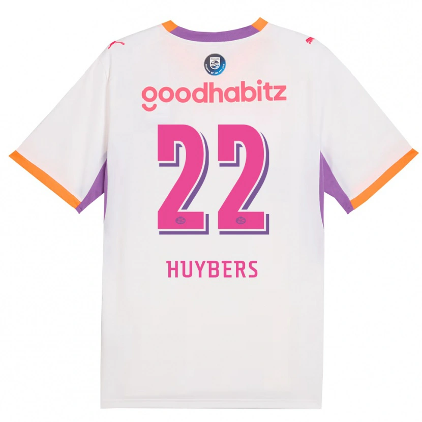DanxenメンズQuinten Huybers#22ホワイト パープル オレンジアウェイシャツ2026/27ジャージーユニフォーム
