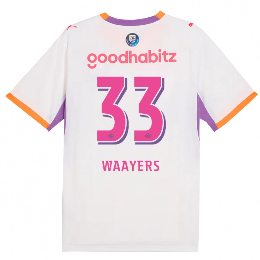 DanxenメンズEus Waayers#33ホワイト パープル オレンジアウェイシャツ2026/27ジャージーユニフォーム