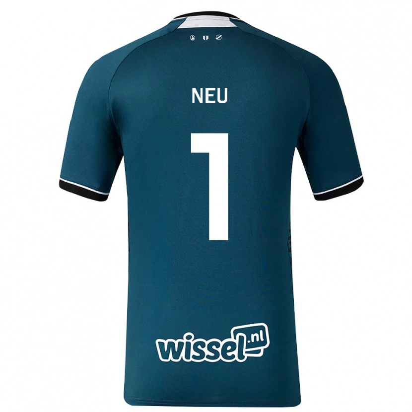 DanxenメンズLuca Neu#1ダークスレートグレー ホワイトアウェイシャツ2026/27ジャージーユニフォーム