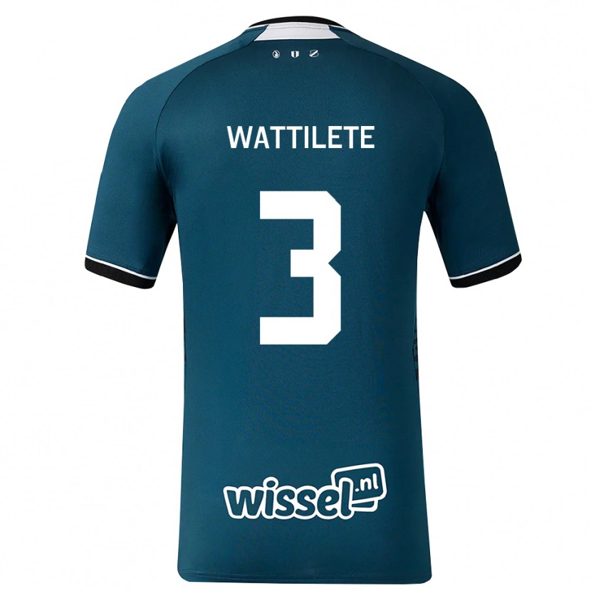 DanxenメンズJulia Wattilete#3ダークスレートグレー ホワイトアウェイシャツ2026/27ジャージーユニフォーム