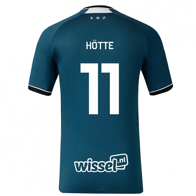 DanxenメンズTies Hötte#11ダークスレートグレー ホワイトアウェイシャツ2026/27ジャージーユニフォーム