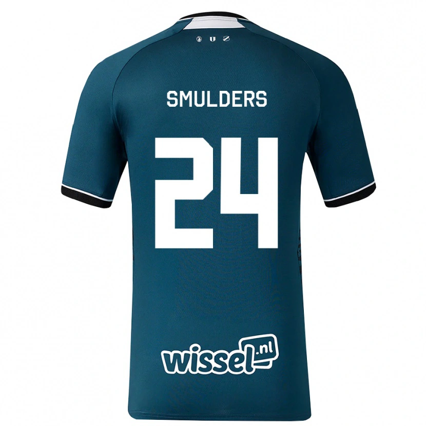 DanxenメンズAnniek Smulders#24ダークスレートグレー ホワイトアウェイシャツ2026/27ジャージーユニフォーム