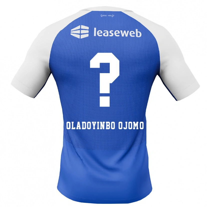 DanxenメンズJeremiah Oladoyinbo Ojomo#0ドジャーブルー レッド ホワイトアウェイシャツ2026/27ジャージーユニフォーム