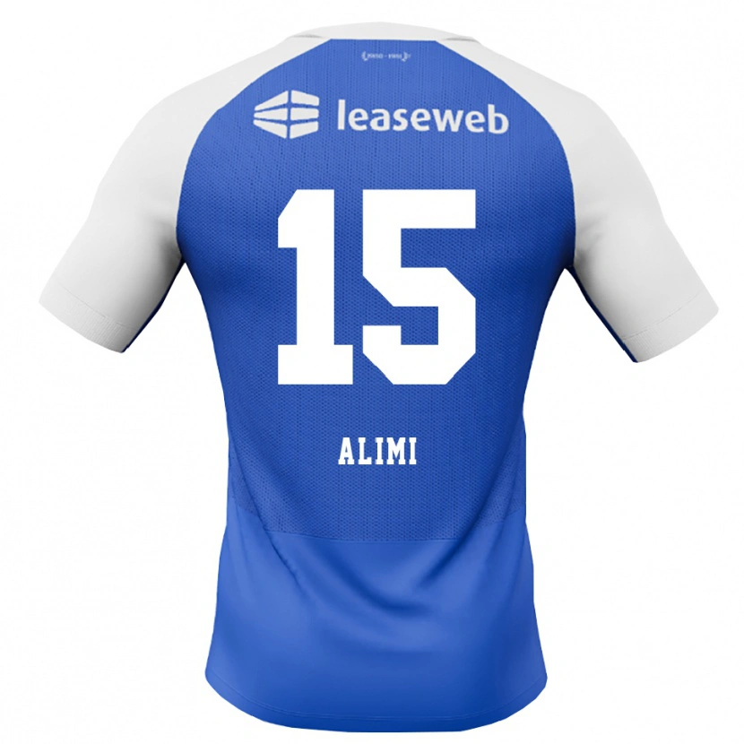 DanxenメンズFadil Alimi#15ドジャーブルー レッド ホワイトアウェイシャツ2026/27ジャージーユニフォーム