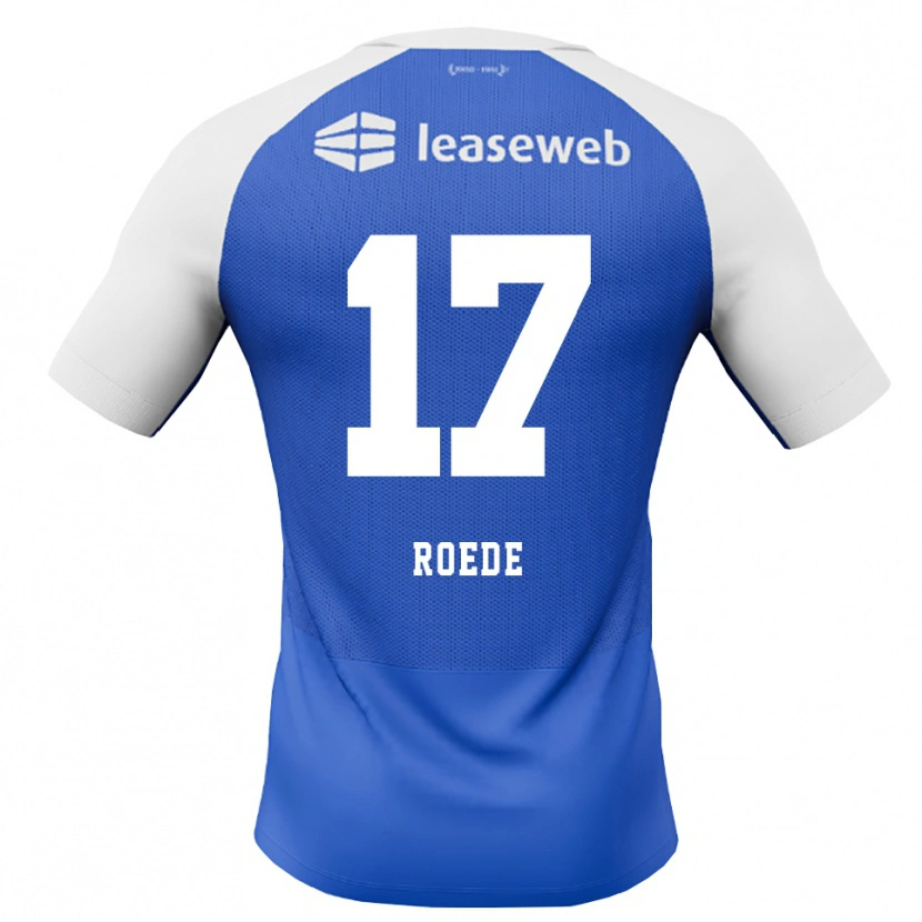DanxenメンズMelle Roede#17ドジャーブルー レッド ホワイトアウェイシャツ2026/27ジャージーユニフォーム