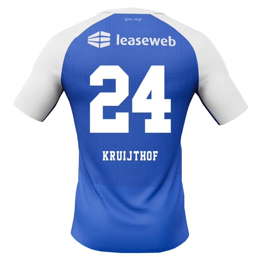 DanxenメンズAnnemiek Kruijthof#24ドジャーブルー レッド ホワイトアウェイシャツ2026/27ジャージーユニフォーム