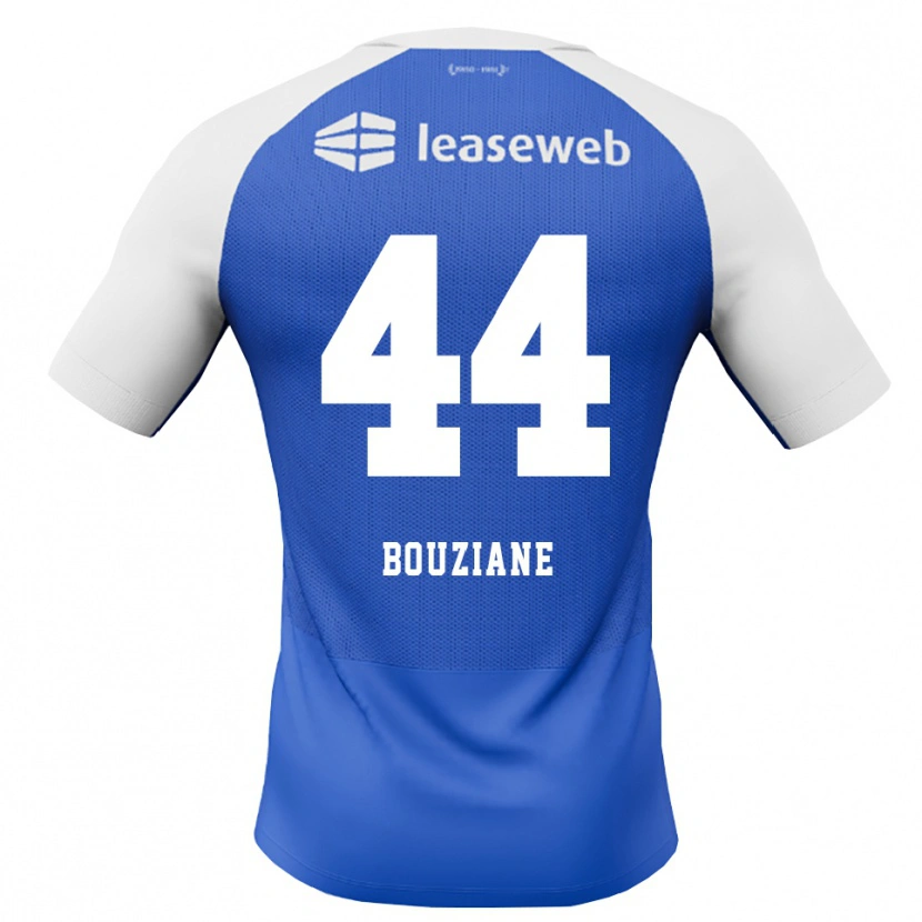 DanxenメンズWassim Bouziane#44ドジャーブルー レッド ホワイトアウェイシャツ2026/27ジャージーユニフォーム
