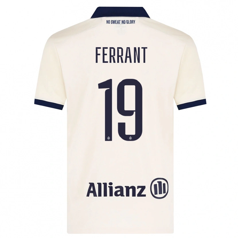 DanxenメンズLyen Ferrant#19ベージュ ブラックアウェイシャツ2026/27ジャージーユニフォーム