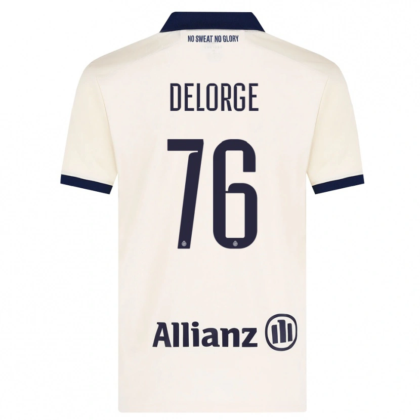 DanxenメンズLucas Delorge#76ベージュ ブラックアウェイシャツ2026/27ジャージーユニフォーム