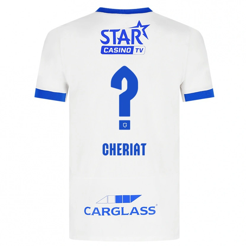 DanxenメンズRayan Cheriat#0ホワイト ブルーアウェイシャツ2026/27ジャージーユニフォーム