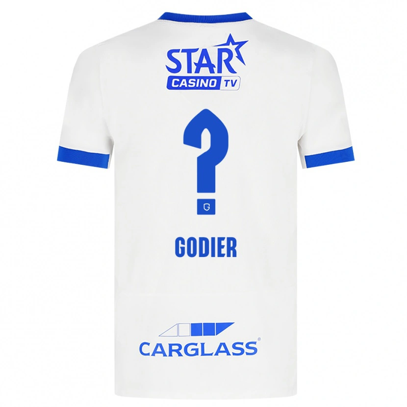 DanxenメンズChelsea Godier#0ホワイト ブルーアウェイシャツ2026/27ジャージーユニフォーム
