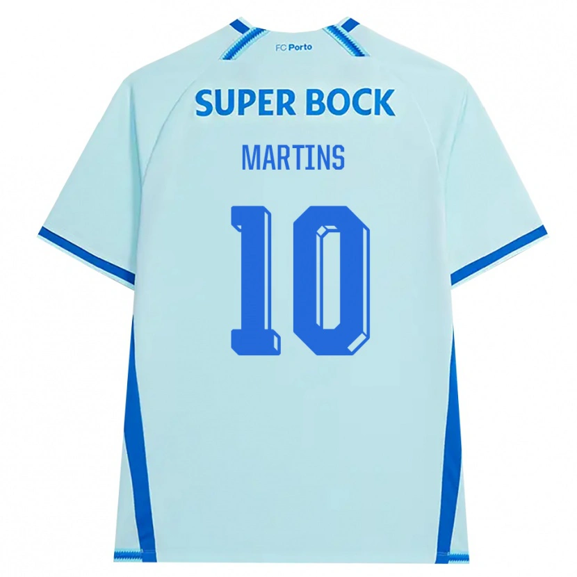 DanxenメンズEduardo Martins#10ライトシアン ブルーサードユニフォームシャツ2026/27ジャージーユニフォーム