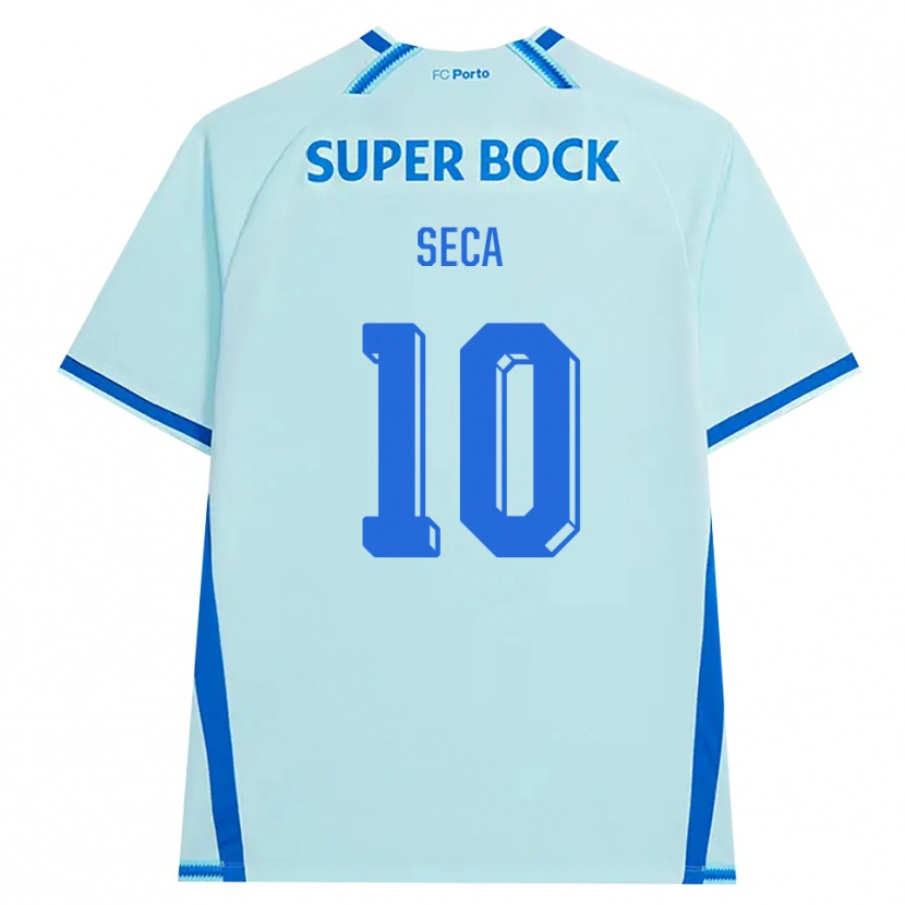 DanxenメンズRodrigo Seca#10ライトシアン ブルーサードユニフォームシャツ2026/27ジャージーユニフォーム