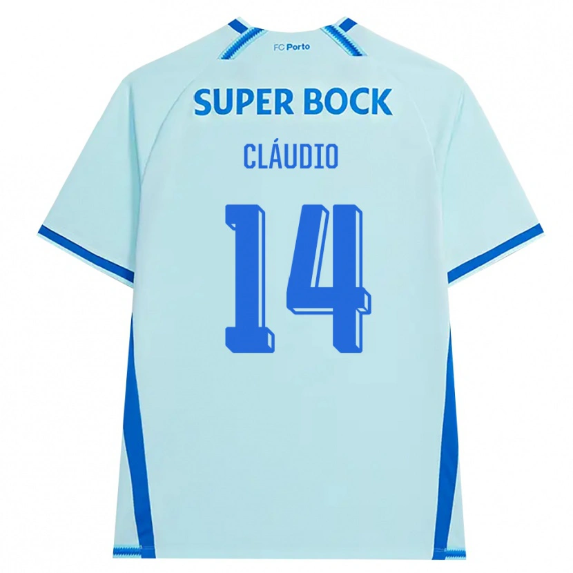 DanxenメンズCláudio Ramos#14ライトシアン ブルーサードユニフォームシャツ2026/27ジャージーユニフォーム