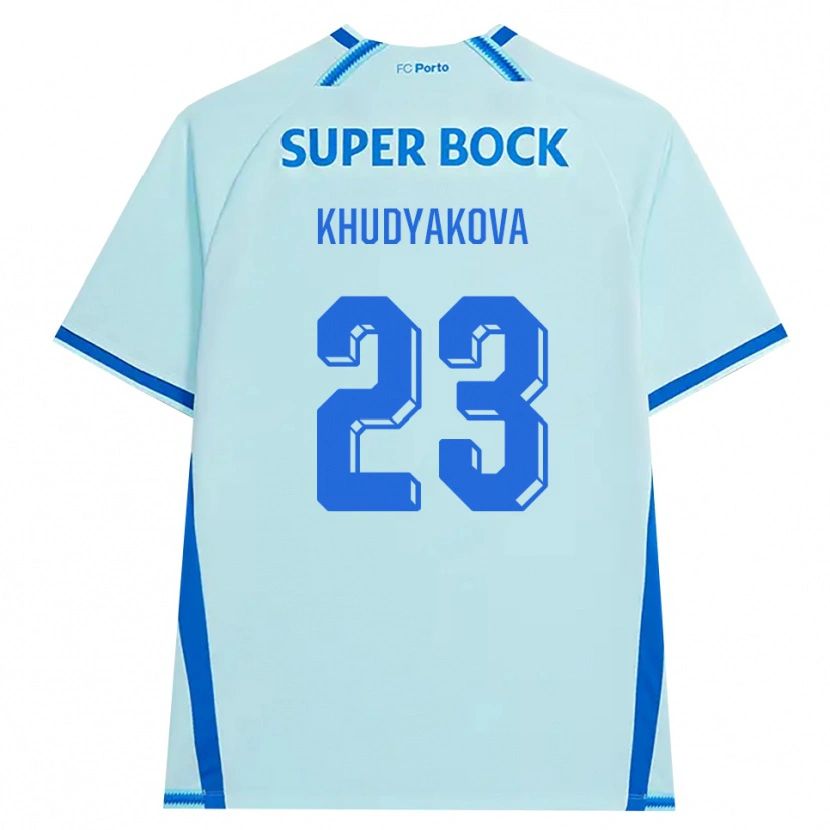 DanxenメンズVerónica Khudyakova#23ライトシアン ブルーサードユニフォームシャツ2026/27ジャージーユニフォーム