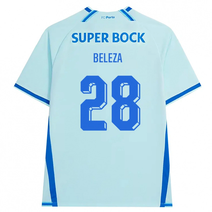 DanxenメンズTatiana Beleza#28ライトシアン ブルーサードユニフォームシャツ2026/27ジャージーユニフォーム