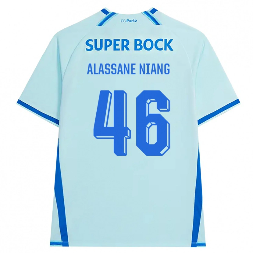 Danxenメンズマメ・ニアン#46ライトシアン ブルーサードユニフォームシャツ2026/27ジャージーユニフォーム