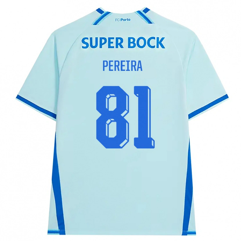 DanxenメンズMartim Pereira#81ライトシアン ブルーサードユニフォームシャツ2026/27ジャージーユニフォーム