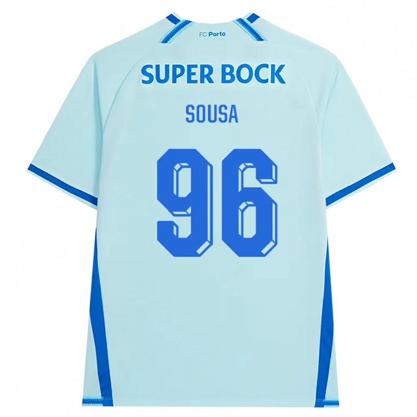 Danxenメンズフィリペ・ソウザ#96ライトシアン ブルーサードユニフォームシャツ2026/27ジャージーユニフォーム