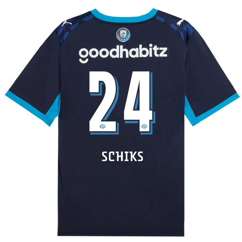 Danxenメンズニーク・シクス#24ドジャーブルー ロイヤルブルーサードユニフォームシャツ2026/27ジャージーユニフォーム