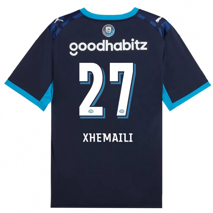 Danxenメンズリオラ・ゼマイリ#27ドジャーブルー ロイヤルブルーサードユニフォームシャツ2026/27ジャージーユニフォーム