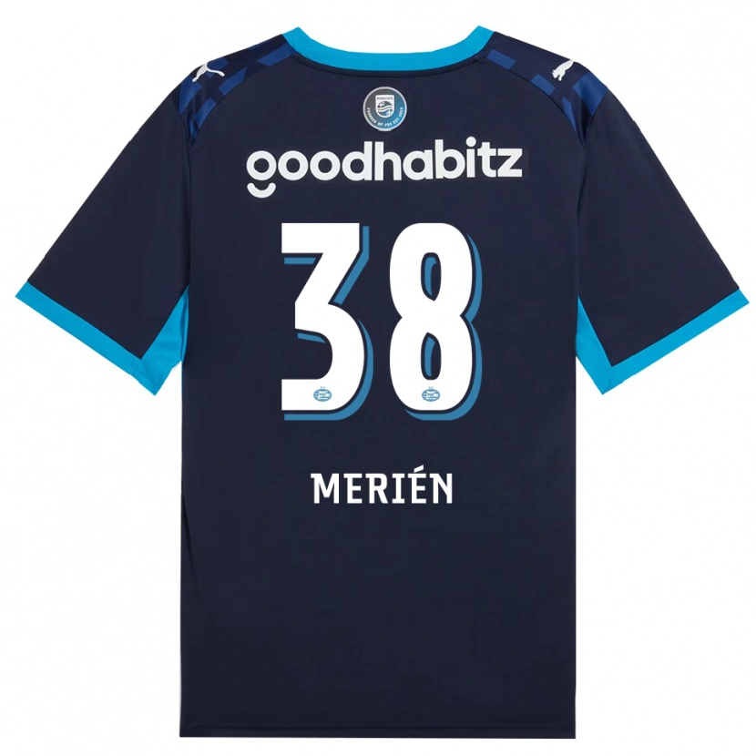 DanxenメンズFabian Merién#38ドジャーブルー ロイヤルブルーサードユニフォームシャツ2026/27ジャージーユニフォーム