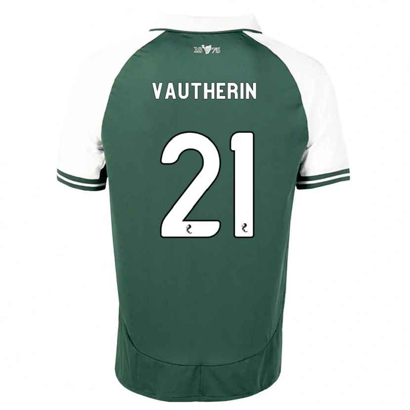 DanxenレディースSam Vautherin#21シーグリーン白ホームシャツ2026/27ジャージーユニフォーム
