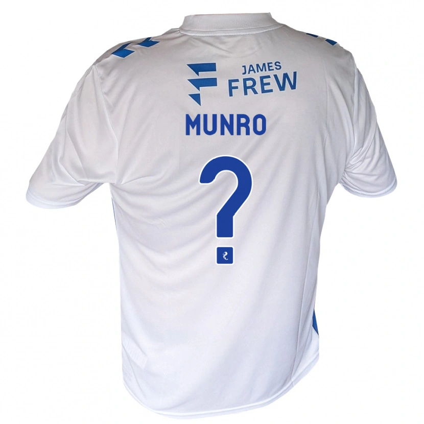 DanxenレディースKirsty Munro#0ロイヤルブルー 白ホームシャツ2026/27ジャージーユニフォーム