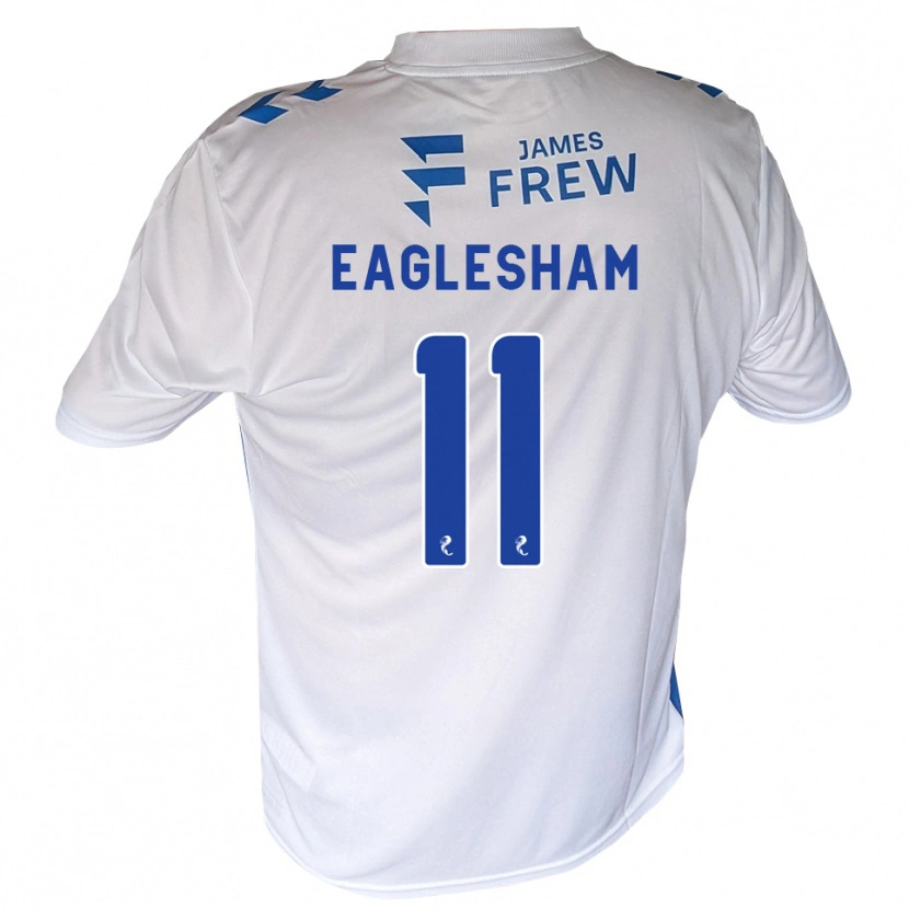 DanxenレディースCooper Eaglesham#11ロイヤルブルー 白ホームシャツ2026/27ジャージーユニフォーム