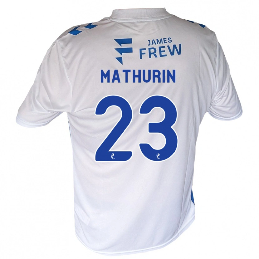DanxenレディースRoshaun Mathurin#23ロイヤルブルー 白ホームシャツ2026/27ジャージーユニフォーム