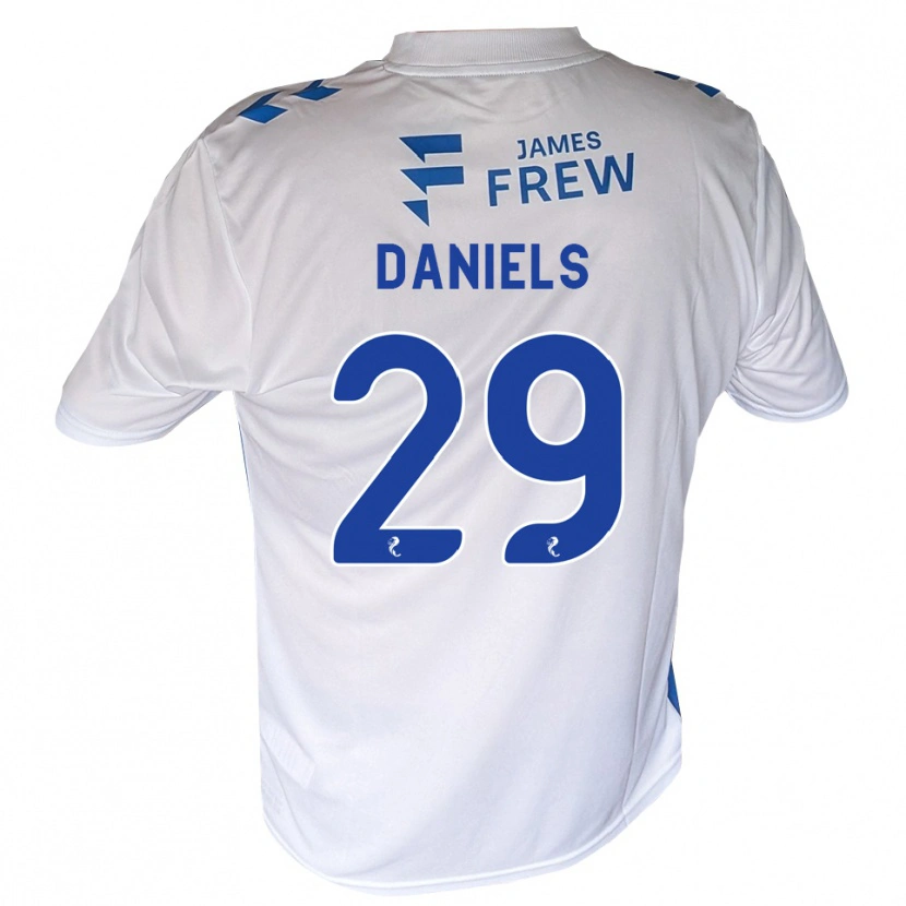 DanxenレディースDjenairo Daniels#29ロイヤルブルー 白ホームシャツ2026/27ジャージーユニフォーム