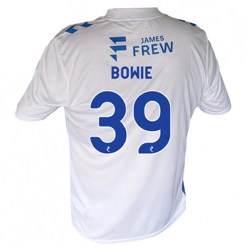 DanxenレディースEuan Bowie#39ロイヤルブルー 白ホームシャツ2026/27ジャージーユニフォーム