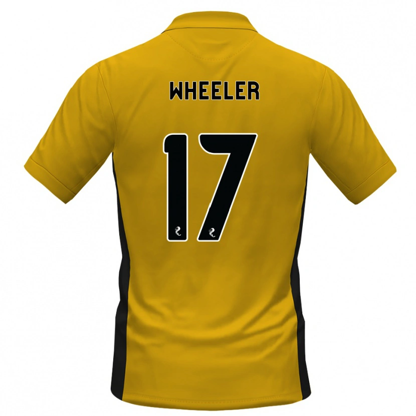 DanxenレディースJessica Wheeler#17オレンジ黒ホームシャツ2026/27ジャージーユニフォーム